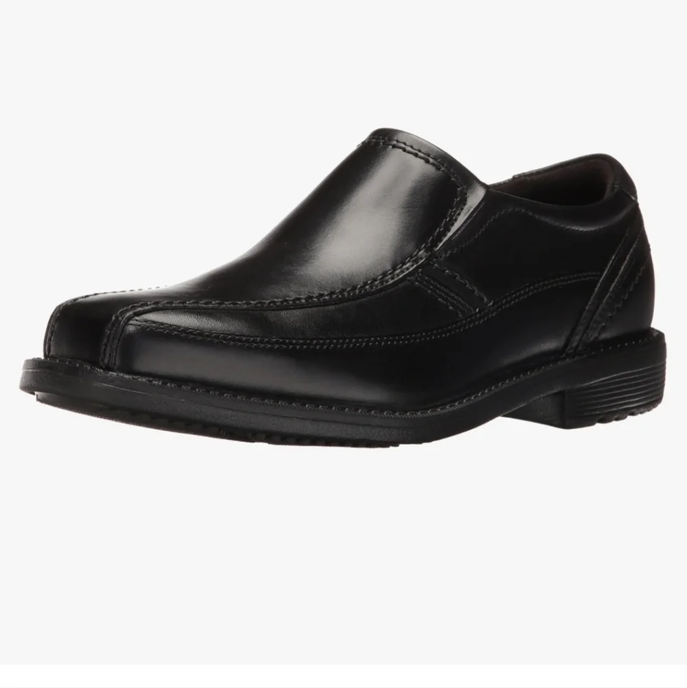 Rockport Classic Tradition Bike Toe Slip-On Black Mens Size 13 A13019